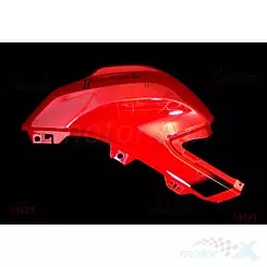 Linke rot-schwarze Tankabdeckung Junak RS 125 PRO