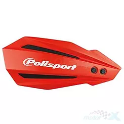 Handguards, Handbars, universal, rot, Polisport Bullit