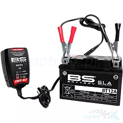 Batterieladegerät 6V-12V, von 2Ah bis 40Ah, Gel, Standard, Lithium, AGM Batterien, universal, BS Battery BA10