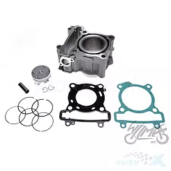 Kompletter Zylinder 52.00mm 125cc Aluminium Kolbenbolzen 14mm Yamaha X-Max