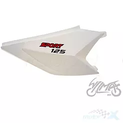 SEITENABDECKUNG rechts WEISS Shineray XY125-10D