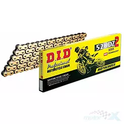 Antriebskette 520DZ2, bis 450ccm, G&B - schwarz gold, DID [Gruppe]