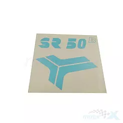 Aufkleber Kappe SR50 blau