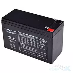 Gel-Batterie WM Motor OT7-12 12V 7Ah 151x65x94mm
