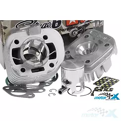 Cylinder komplett mit Kopf Stage6 Alu 50cc, 1PE40QMB 2T / Minarelli AC 2T