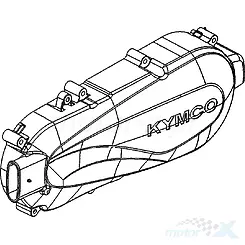 Kymco People One Antriebsriemenabdeckung