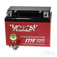 Gel-Batterie WM Motor WTX4L-BS ( YTX4L-BS) 12V 4Ah 114x71x86mm 50CCA