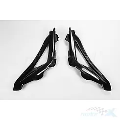 Schwarze Kühlerschutzgitter UFO Plast Husqvarna CR / WR / TC / TE 09-13