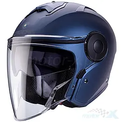 Offener Motorradhelm, blau (matt), Caberg Soho
