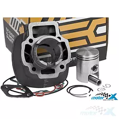 Komplettzylinder 40.00mm 50ccm, viereckig Tec Eco Gilera / Piaggio LC (ohne Kopf)