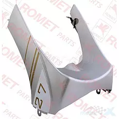 Untere Frontabdeckung Silber Romet 727 Premium (Altes Modell)