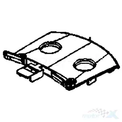 Heckverkleidung-Verbinder Hellgrau Metallic HKP Kymco People GTi