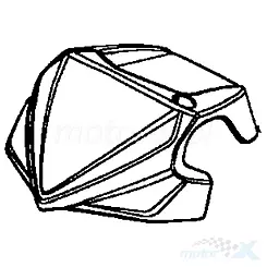 Lenkerabdeckung vorne GZR Kymco KXR / Maxxer