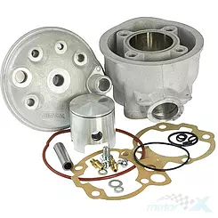 Kompletter Zylinder mit Zylinderkopf 48.00mm 70cc Airsal Sport Minarelli AM6 / 1E40MB 50 2T LC