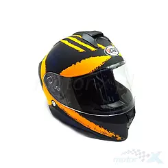 Vcan V151 Rebel Motorradhelm matt schwarz-orange