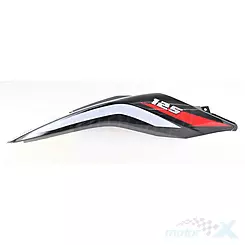 Hintere obere rechte Abdeckung Schwarz 012Z Benelli BN 125 Euro 4