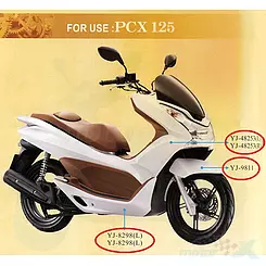 Linke Schwellerabdeckung Honda PCX 125