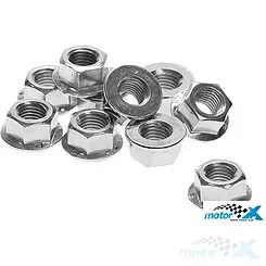 Mutter M10x1.25mm Kurbelwelle rechts, 1 Stück, RMS