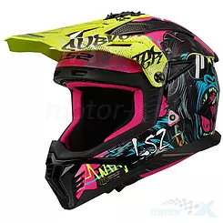 Offroad-Helm LS2 MX708 Fast II Gorilla Gloss