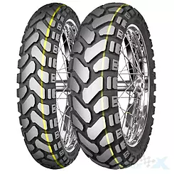 Mitas 120/70-19 E-07+ ENDURO TRAIL 60T TL DAKAR (gelber Streifen) Motorradreifen dual vorne