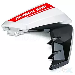Rechte Tankabdeckung, Schwarz-Rot, Romet Division 50