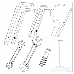 Basiswerkzeugsatz Benelli / QJ 02100P250004