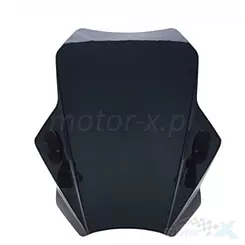 Windschutzscheibe universal, stark getönt, 390x425mm, lenkermontiert, WM Motor Champion Racing