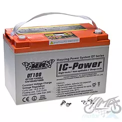 Batterie ot100-12v 100ah solar, camper yacht ...
