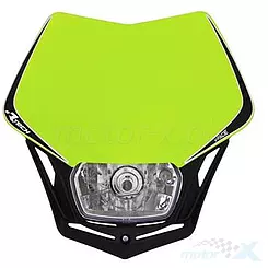 Universale Frontlampe, blaugrün schwarz, Racetech V-FACE MASKGFNR008