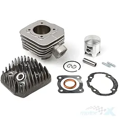 Zylinderkit komplett mit 70cc Airsal Sport Peugeot AC vertical Kopf 