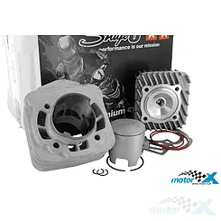 Zylinderkit komplett mit Zylinderkopf Stage6 Racing MKII 70cc, Gilera / Piaggio AC