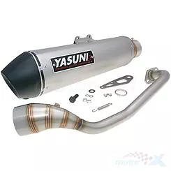 Auspuff Yasuni Maxiscooter Titanium Look, Yamaha NMax 125 (E)