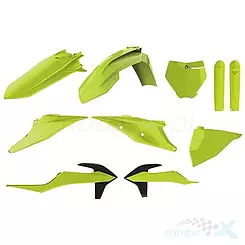 Verkleidungskit Set, Fluo-Gelb, 10 Teile, Polisport
