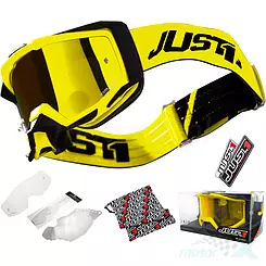 Just1 IRIS Track BLACK YELLOW Motorrad-Brille