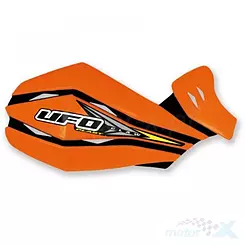 Universelle Handprotektoren, Handguards, orange mit 22mm Befestigung, UFO Plast CLAW PM01640127