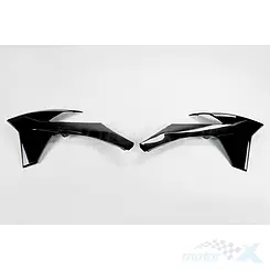 Schwarze Kühlerschutzgitter UFO Plast KTM SX / SX-F / EXC / EXC-F 11-13