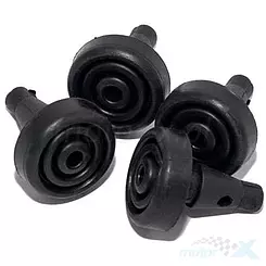 Zentralplatten-Befestigungsgummis, Kappa Z2710AK, 4 Stück, für KM7, K636, KM8A, KM8B, KRA