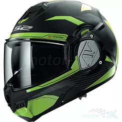 Klapphelm LS2 FF906 Advant Revo Schwarz Gelb-Neon