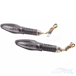 Universal Blinker MRT-097, led (3 Dioden) schwarz, (homologiert)