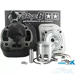 Kompletter Zylinder mit Kopf Stage6 Streetrace 70cc, 10mm Bolzen