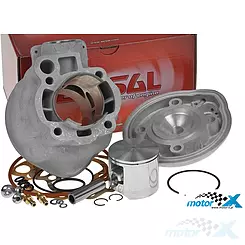 Cylinder komplett mit Kopf Airsal Tech Racing 80cc, Minarelli AM