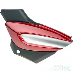 Linke Seitenabdeckung bordeauxrot-silber Junak 901 / Junak 122 / Barton Sprint 1