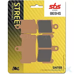 Gesinterte Bremsbeläge SBS Sinter Street 869HS