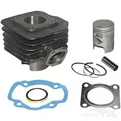 Kompletter Zylinder 39.00mm 50cc Gusseisen 12mm Bolzen Honda / Kymco / Daelim 50 2T AC