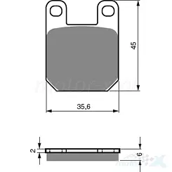 Goldfren 121 AD Bremssatz
