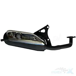 Auspuff, entdrosselter Auspuff, Tuning-Auspuff, Abiwa, für 2T Roller