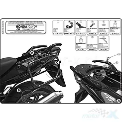 Seitenkofferträger Kappa KLXR174, monokey side, Honda CBF 600 S / CBF 600 N / CBF 500/ CBF 1000/ABS