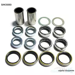 Schwingen Reparaturset, Buchsen 2 Stück 17x22x39mm, 4 Stück 22x28x12mm Bearing Worx SAK35003 (28-1125)