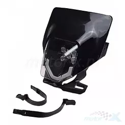 LED-Scheinwerfer mit Abdeckung, Universal, Schwarz, WM Motor 72B