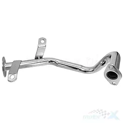 Auspuffkrümmer Chrom 139QMB/QMA (GY6 50) 4T
